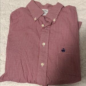 Brooks Brothers Red Checkered Button Down Shirt